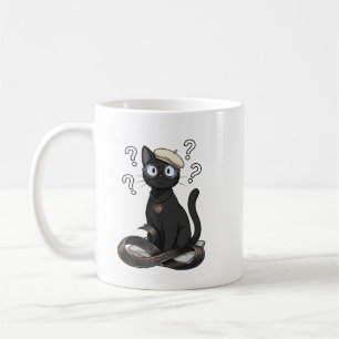 Dame Justitia Zwarte Kat Advocaat Koffiemok