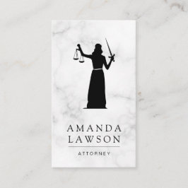 dame | Justitie | advocatenbenoemingskaart Afsprakenkaartje