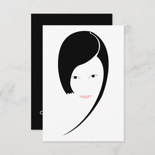 dame kaart (Voorkant / Achterkant)