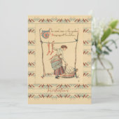   dame kaart (Staand voorkant)