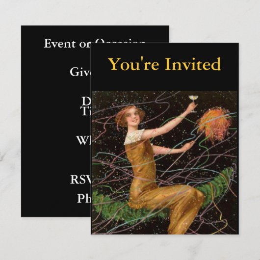  dame kaart (Voorkant / Achterkant)