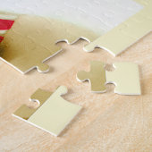 dame klaar voor tennis legpuzzel (Zijkant)