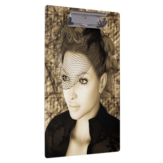  dame klembord (Rechts)