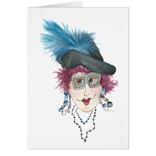 Dame kleuren haar haar haar op een nagellak. (Voorkant)