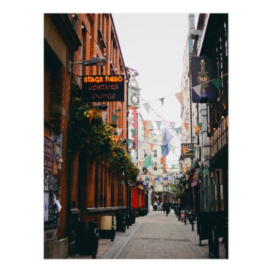 Dame Lane Dublin - Fotografie Perfect Poster (Voorkant)