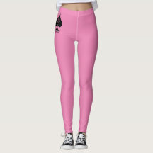 Dame Leggings Hotvrouw Roze QoS Style
