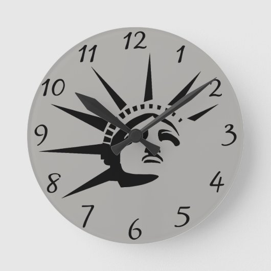Dame Liberty Ronde Klok (Voorkant)