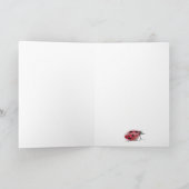 Dame (lieveheersbeestje) van het Huis - Moederdag  Kaart (Binnen)