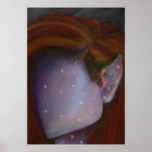 Dame Maandistel Poster (Voorkant)