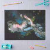 dame Marie Antoinette roze roze ontkoppeling Tissuepapier (Craft)