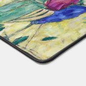 Dame met A Fan, Gustav Klimt Bureaumat (Hoek)