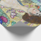 Dame met A Fan, Gustav Klimt Cadeaupapier (Hoek)