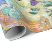 Dame met A Fan, Gustav Klimt Cadeaupapier (Rol Hoek)