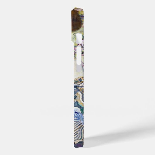Dame met A Fan, Gustav Klimt Case-Mate iPhone Case (Achterkant / Links)