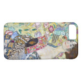 Dame met A Fan, Gustav Klimt Case-Mate iPhone Case (Achterkant (Horizontaal))