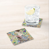 Dame met A Fan, Gustav Klimt Kartonnen Onderzetters (Insitu)