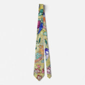 Dame met A Fan, Gustav Klimt Stropdas (Voorkant)