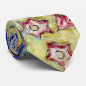 Dame met A Fan, Gustav Klimt Stropdas (Opgerold)