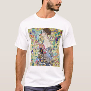 Dame met A Fan, Gustav Klimt T-shirt