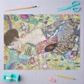 Dame met A Fan, Gustav Klimt Tissuepapier (Craft)