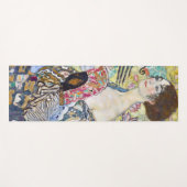 Dame met A Fan, Gustav Klimt Yogamat (Voorkant (horizontaal))