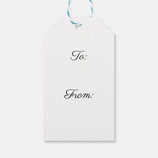 dame met bloemen cadeaulabel (Achterkant)