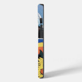 Dame met Chrysanthemum Flowers, zwart Case-Mate iPhone Case (Achterkant / Links)