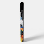 Dame met chrysanthemumbloemen, zwart Case-Mate iPhone case (Achterkant / Links)