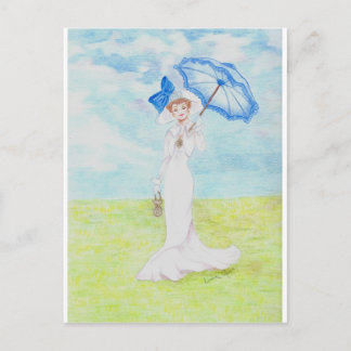 Dame met de Golden Brooch Briefkaart