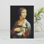 Dame met de hermelijn van Leonardo da Vinci (Staand voorkant)