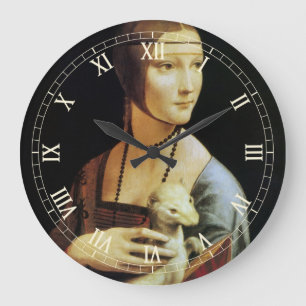 Dame met de hermelijn van Leonardo da Vinci Grote Klok