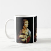 Dame met de hermelijn van Leonardo da Vinci Koffiemok (Links)