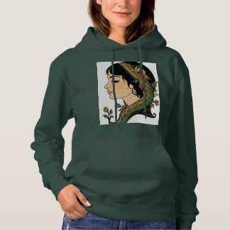 Dame met Drakenhaar - Perzische Fantasie Vrouwelij Hoodie