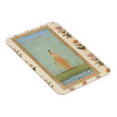 Dame met een bloem, staat in een lelasvijver, voor magneet (Rechterzijde)