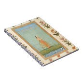 Dame met een bloem, staat in een lelasvijver, voor notitieboek (Rechterzijde)