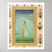 Dame met een bloem, van het kleine Clive Album Poster (Voorkant)