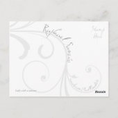Dame met een briefkaart van Unicorn (Achterkant)