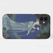 Dame met een Draak (kleur litho) Case-Mate iPhone Case (Achterkant (horizontaal))