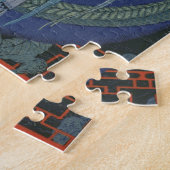 Dame met een draak (kleurenlitho) legpuzzel (Zijkant)