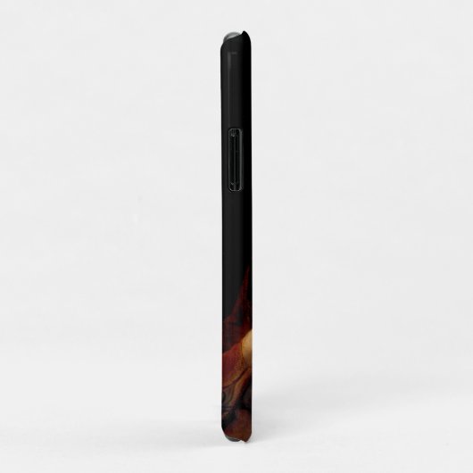 Dame met een ermijn van Leonardo Da Vinci Case-Mate iPhone Case (Achterkant/rechts)