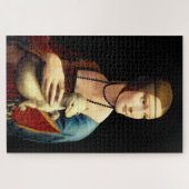 Dame met een ermijn van Leonardo Da Vinci Legpuzzel (Horizontaal)