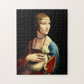 Dame met een ermijn van Leonardo Da Vinci Legpuzzel (Verticaal)