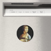Dame met een Ermine van Leonardo da Vinci Magneet (Insitu (Vaatwasser))