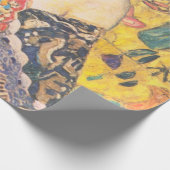 Dame met een fan Gustav Klimt Cadeaupapier (Hoek)