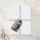 Dame met een Grijze Kat (door Giovanni Boldini) Cadeaulabel (Met Touw)