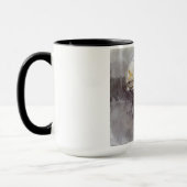 Dame met een Grijze Kat (door Giovanni Boldini) Mok (Links)