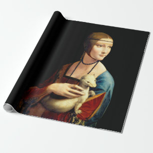 Dame met een hermelijn van Leonardo Da Vinci Cadeaupapier