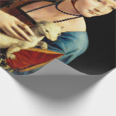 Dame met een hermelijn van Leonardo Da Vinci Cadeaupapier (Hoek)