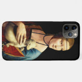 Dame met een hermelijn van Leonardo Da Vinci Case-Mate iPhone Case (Achterkant (horizontaal))