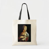 Dame met een hermelijn van Leonardo da Vinci Tote Bag (Voorkant)